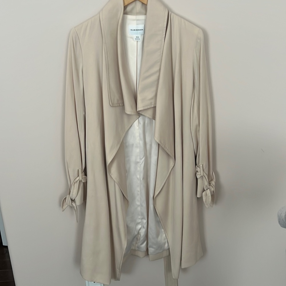 Club Monaco l Light Pink Wrap Coat